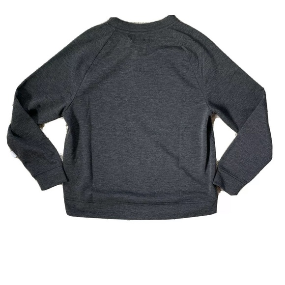 NWT Rae Dunn TOUCH DOWN Grey Sweatshirt Pullover Touchdown Size Small - Picture 2 of 5